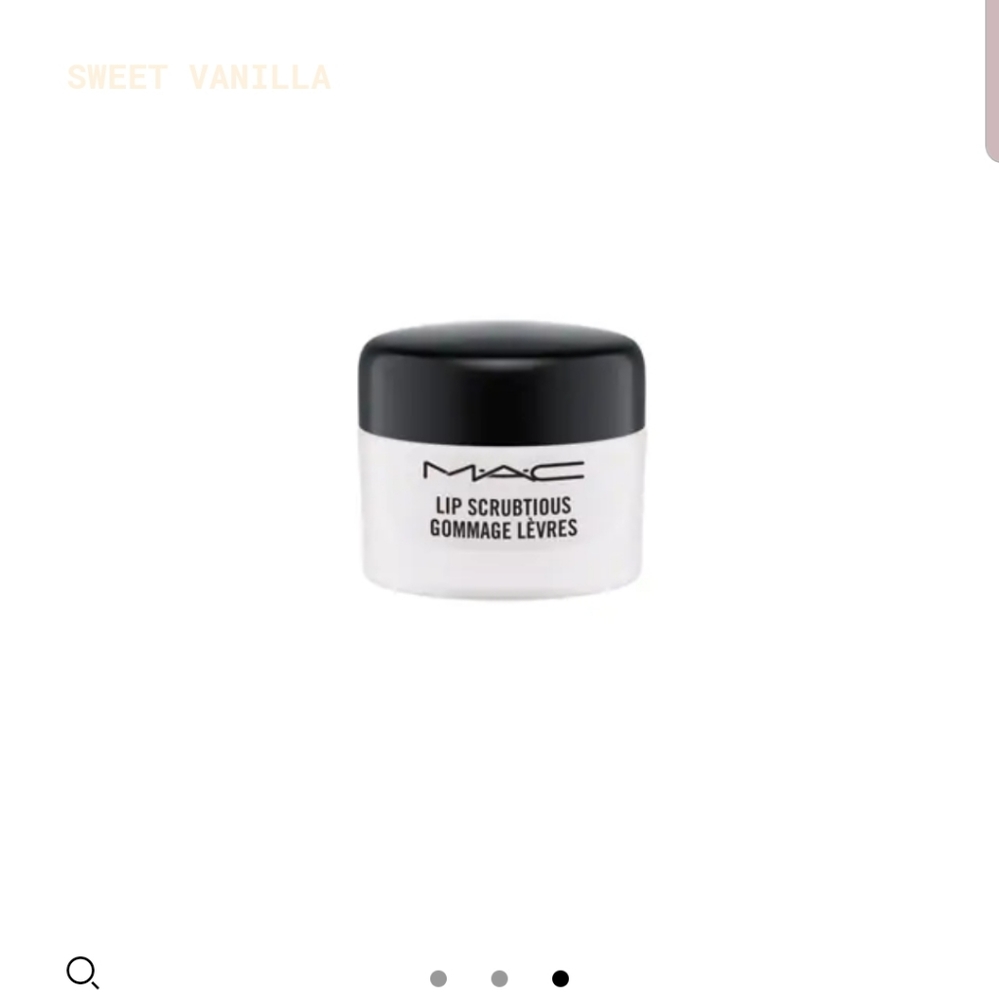 MAC lip scrubtious gommage levres sweet vanilla